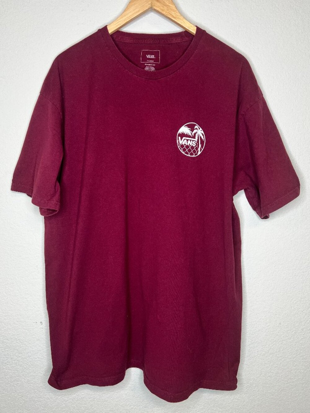Vans Men's Classic Fit Short Sleeve Tee Shirt XL
